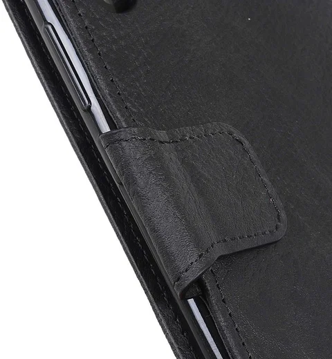 Nokia 6.2 / 7.2 Portemonnee Hoesje Lychee Zwart afbeelding 10