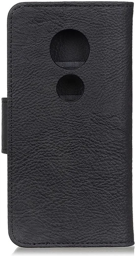 Nokia 6.2 / 7.2 Portemonnee Hoesje Lychee Zwart afbeelding 4