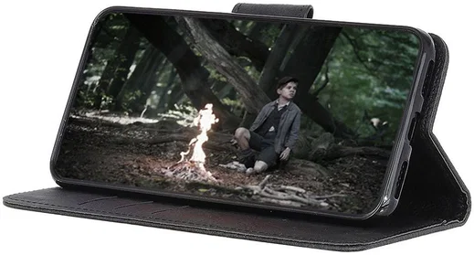 Nokia 6.2 / 7.2 Portemonnee Hoesje Lychee Zwart afbeelding 5