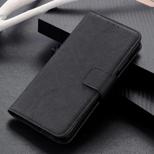 Nokia 6.2 / 7.2 Portemonnee Hoesje Lychee Zwart afbeelding 6