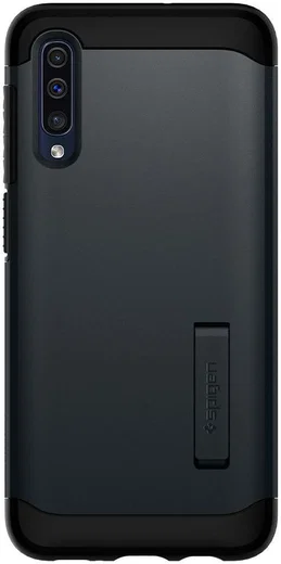Spigen Slim Armor Case Samsung Galaxy A50 Hoesje Metal Slate afbeelding 3