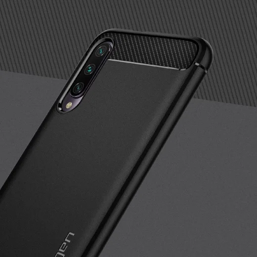 Spigen Rugged Armor Xiaomi Mi A3 Zwart afbeelding 4