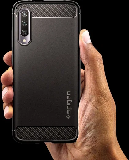 Spigen Rugged Armor Xiaomi Mi A3 Zwart afbeelding 5