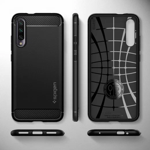 Spigen Rugged Armor Xiaomi Mi A3 Zwart afbeelding 8