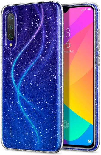 Spigen Liquid Crystal Xiaomi Mi 9 Lite Hoesje Glitter Crystal Quartz afbeelding 1