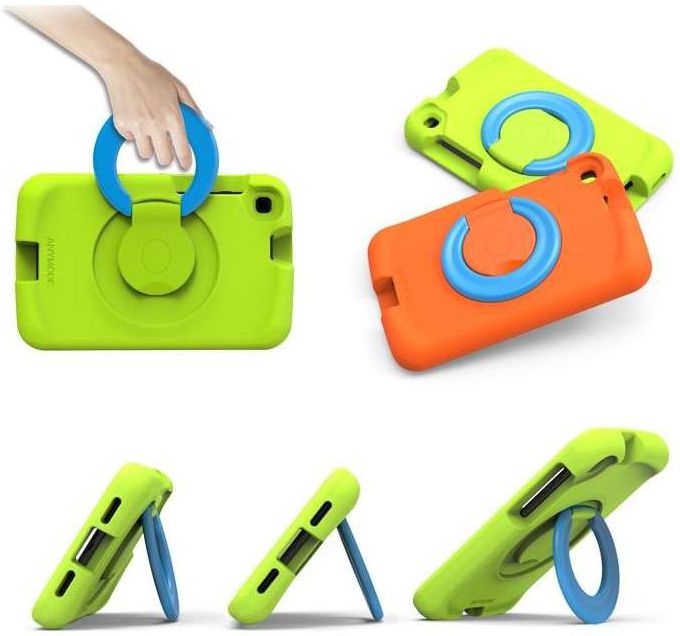 Originele Samsung Galaxy Tab A 8.0 2019 Beschermende Kids Hoes Groen afbeelding 4