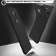 Nokia 6.2 / 7.2 Twill Slim Texture TPU Hoesje Zwart afbeelding 4