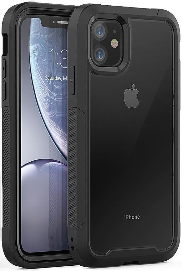 Apple iPhone 11 Hoesje Hybride Full Protect Zwart afbeelding 2