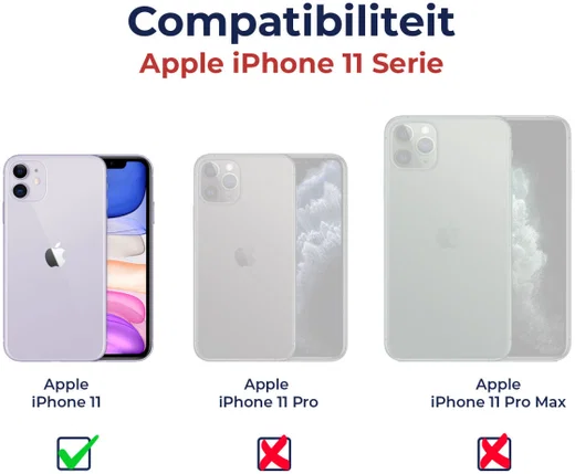 Apple iPhone 11 Hoesje Hybride Full Protect Zwart afbeelding 6