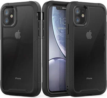 Apple iPhone 11 Hoesje Hybride Full Protect Zwart