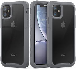 Apple iPhone 11 Hoesje Hybride Full Protect Grijs afbeelding