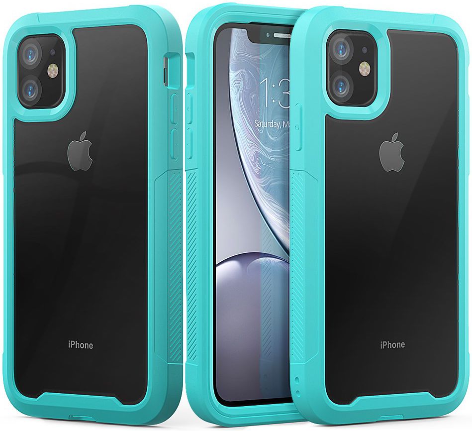 Apple iPhone 11 Hoesje Hybride Full Protect Groen afbeelding 1