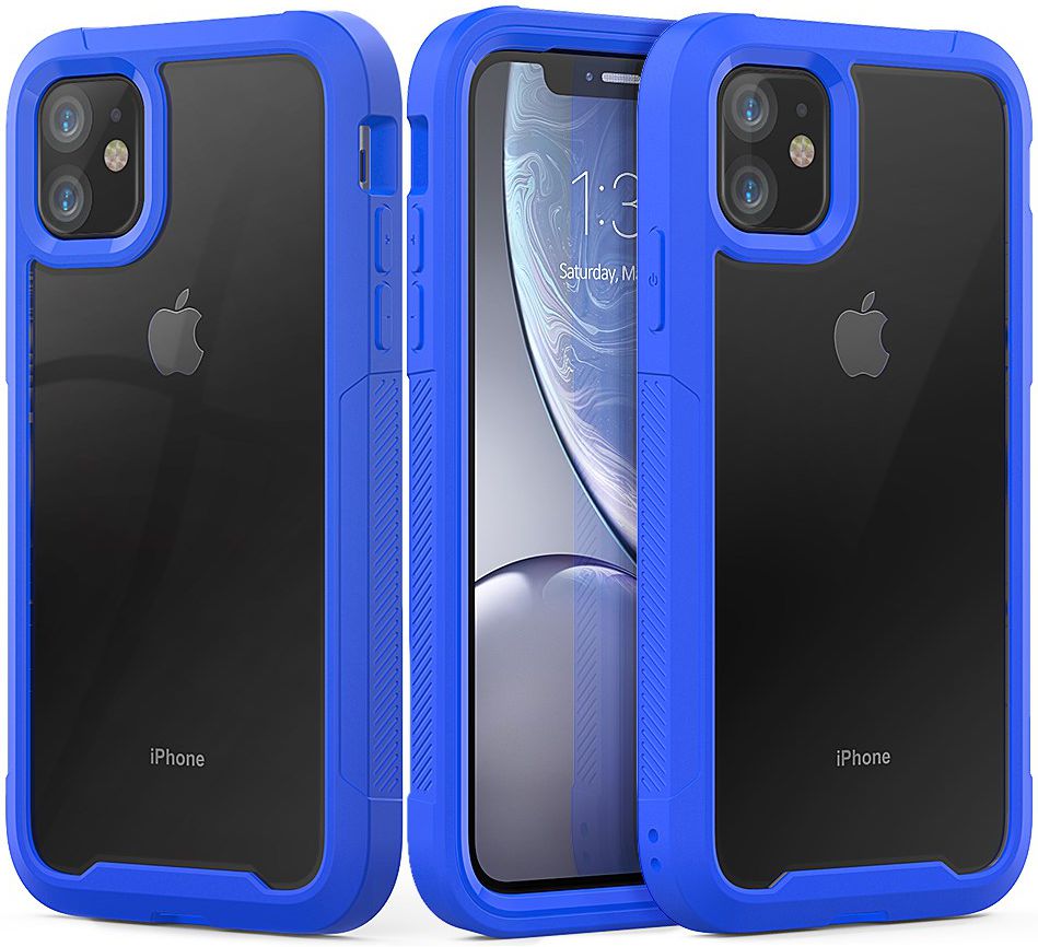 Apple iPhone 11 Hoesje Hybride Full Protect Blauw afbeelding 1