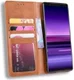 Sony Xperia 5 Retro Portemonnee Hoesje Bruin afbeelding 9