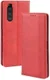 Sony Xperia 5 Retro Portemonnee Hoesje Rood afbeelding 7