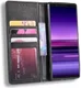 Sony Xperia 5 Retro Portemonnee Hoesje Grijs afbeelding 1