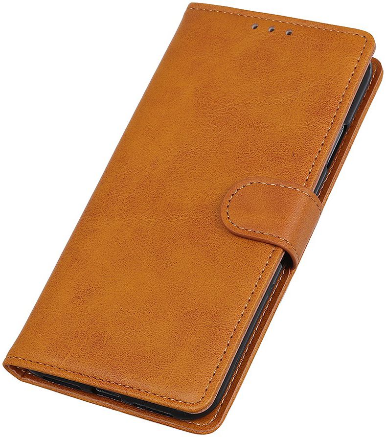 Sony Xperia 5 Portemonnee Hoesje Mat Bruin afbeelding 8