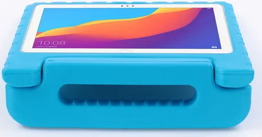 Huawei MediaPad T5 (10) Kinder Tablethoes met Handvat Blauw afbeelding 7