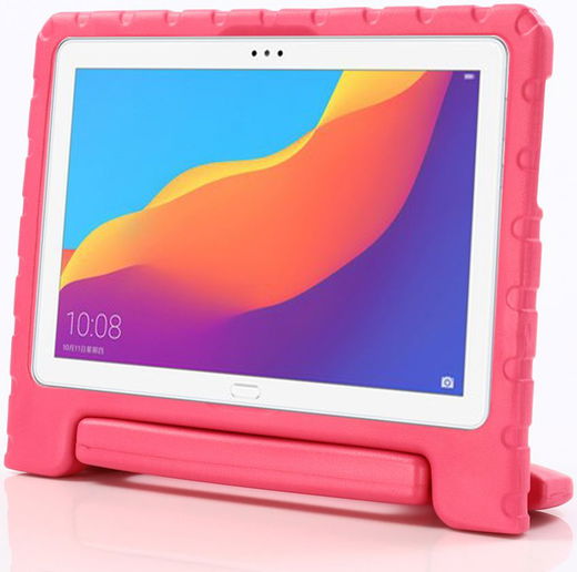 Huawei MediaPad T5 (10) Kinder Tablethoes met Handvat Roze afbeelding 5