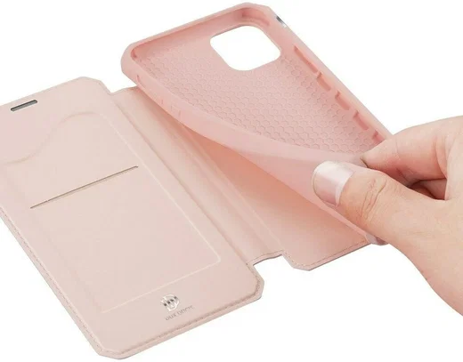 Dux Ducis Skin X Series Apple iPhone 11 Pro Max Flip Hoesje Roze afbeelding 9