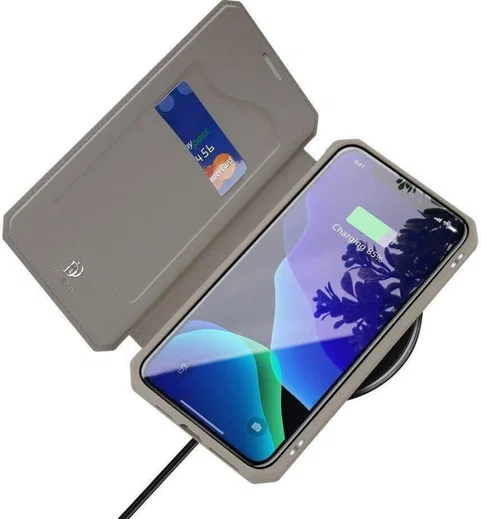 Dux Ducis Skin X Series Apple iPhone 11 Pro Max Flip Hoesje Goud afbeelding 6