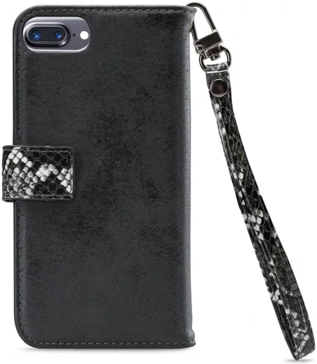 Mobilize Gelly Wallet Zipper iPhone 8 Plus/ 7 Plus Hoesje Black Snake afbeelding 5