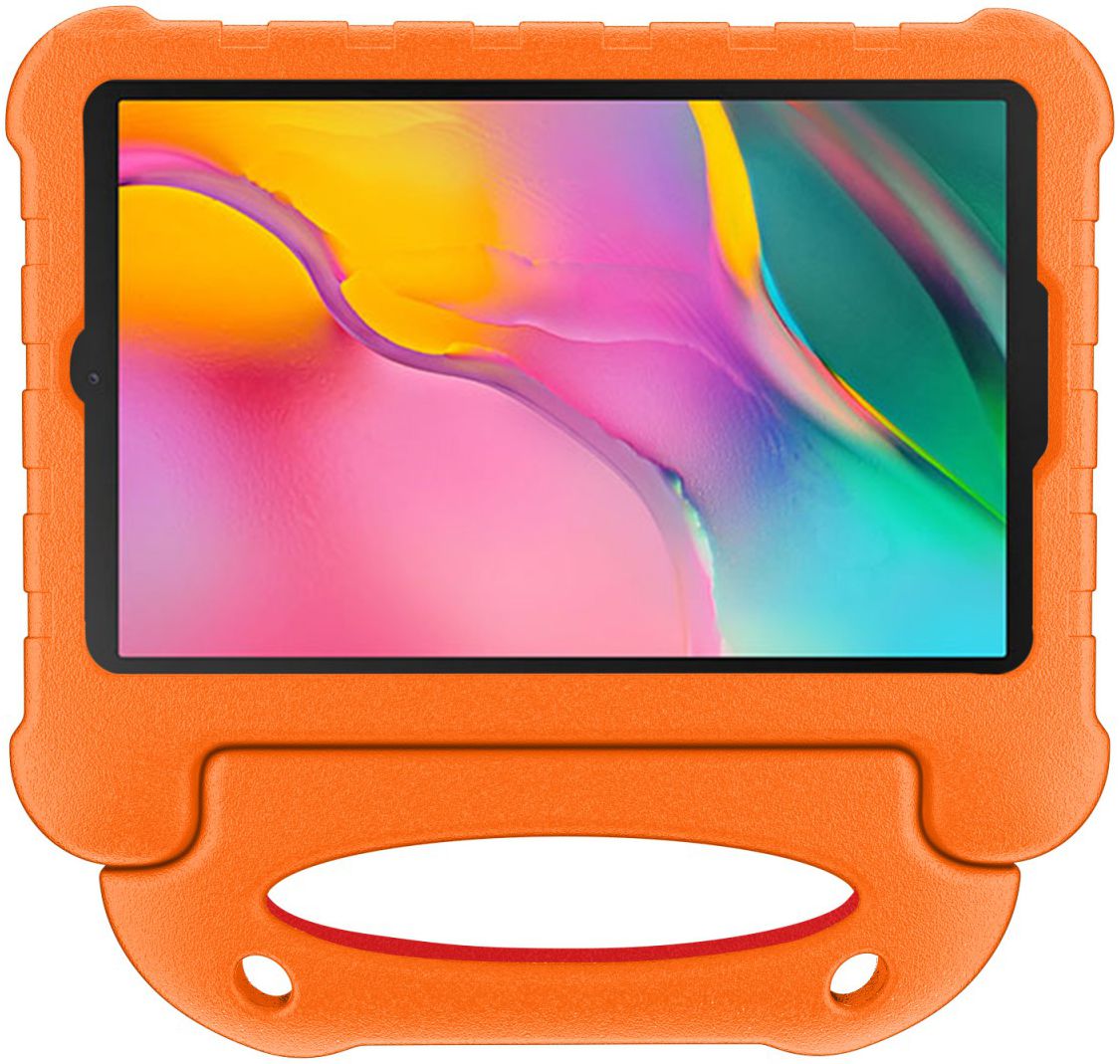 Samsung Galaxy Tab A 10.1 (2019) Kindvriendelijke Tablethoes Oranje afbeelding 1