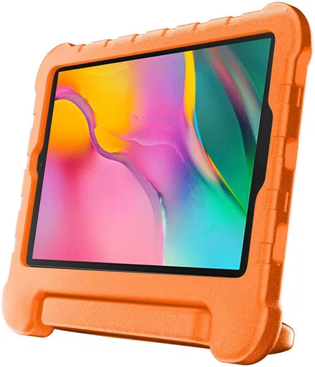 Samsung Galaxy Tab A 10.1 (2019) Kindvriendelijke Tablethoes Oranje afbeelding 2