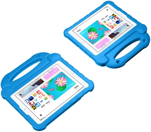 Apple iPad 2017 / 2018 / Air / Air 2 Kindvriendelijke Tablethoes Blauw afbeelding 9