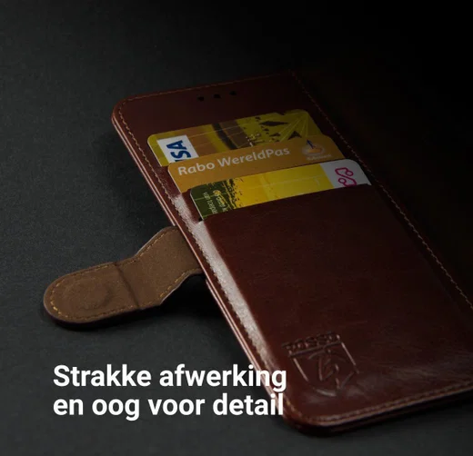 Rosso Element Xiaomi Redmi Note 8 Hoesje Book Cover Bruin afbeelding 8