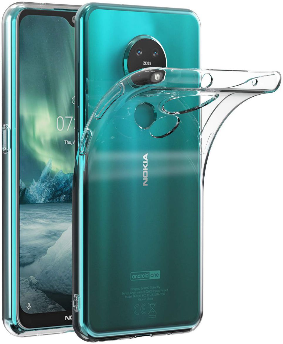 Nokia 6.2/Nokia 7.2 Hoesje Dun TPU Transparant afbeelding 1