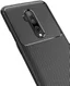 OnePlus 7T Pro Siliconen Carbon Hoesje Zwart afbeelding 4