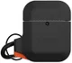 Urban Armor Gear Apple AirPods Hoesje Siliconen Zwart/Oranje afbeelding 2