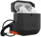 Urban Armor Gear Apple AirPods Hoesje Siliconen Zwart/Oranje afbeelding 4