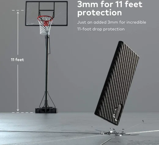 RhinoShield SolidSuit Samsung Galaxy Note 10 Plus Hoesje Carbon Zwart afbeelding 4