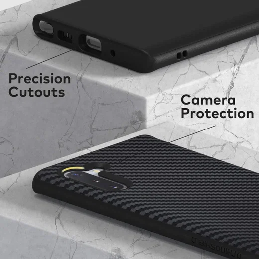 RhinoShield SolidSuit Samsung Galaxy Note 10 Plus Hoesje Carbon Zwart afbeelding 5
