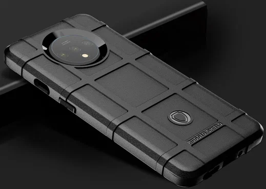 OnePlus 7T Anti-Shock TPU Backcover Zwart afbeelding 2