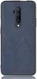 OnePlus 7T Pro Back cover met Lederen Coating Blauw afbeelding 1