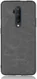 OnePlus 7T Pro Back cover met Lederen Coating Zwart afbeelding 1