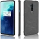 OnePlus 7T Pro Back cover met Lederen Coating Zwart afbeelding 3
