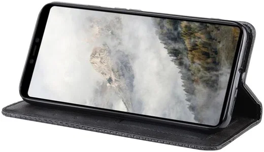Google Pixel 4 Vintage Portemonnee Hoesje Zwart afbeelding 3