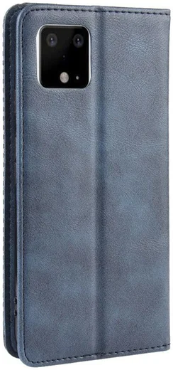 Google Pixel 4 Vintage Portemonnee Hoesje Blauw afbeelding 5