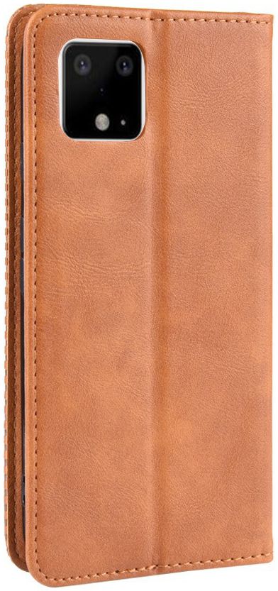 Google Pixel 4 Vintage Portemonnee Hoesje Bruin afbeelding 5