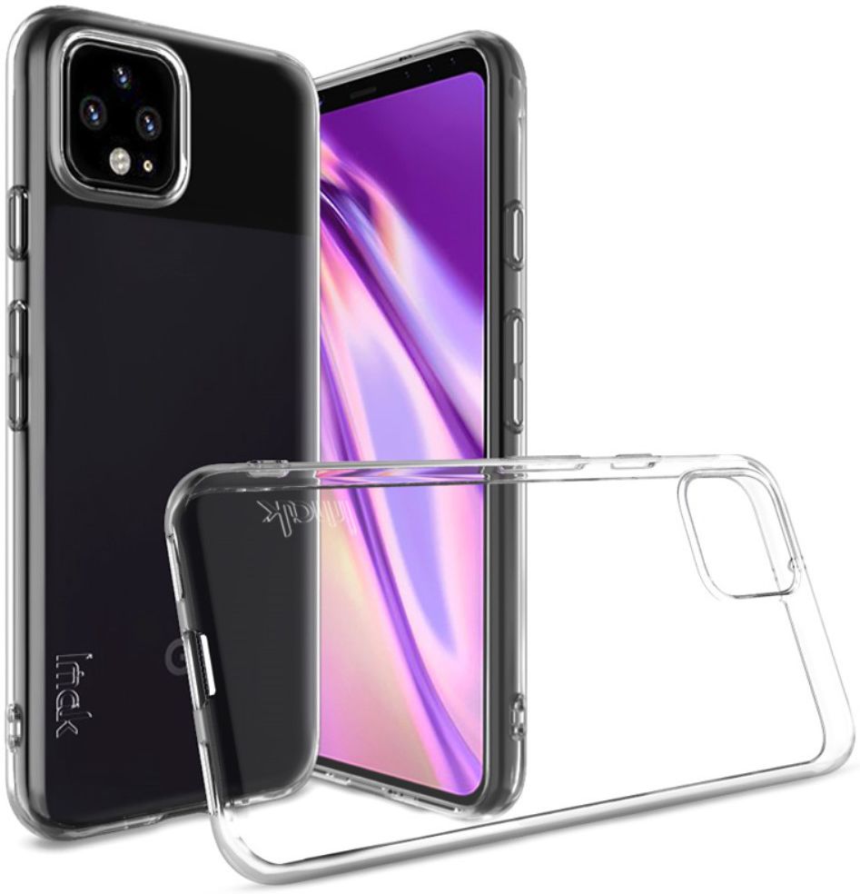 IMAK UX-5 Series Google Pixel 4 Hoesje Flexibel en Dun TPU Transparant afbeelding 2