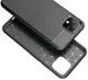 Google Pixel 4 Hoesje met Lederen Coating Zwart afbeelding 2