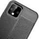 Google Pixel 4 Hoesje met Lederen Coating Zwart afbeelding 5