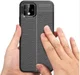 Google Pixel 4 Hoesje met Lederen Coating Zwart afbeelding 7