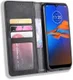 Motorola Moto E6s / E6 Plus Vintage Portemonnee Hoesje Blauw afbeelding 1