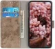 Motorola Moto E6s / E6 Plus Retro Portemonnee Hoesje Bruin afbeelding 1