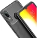 Motorola Moto E6s / E6 Plus Siliconen Carbon Hoesje Zwart afbeelding 8